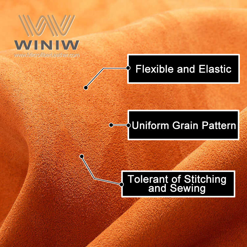 This microfiber leather boasts a soft, nappy texture reminiscent of genuine suede but without harnessing any animal products