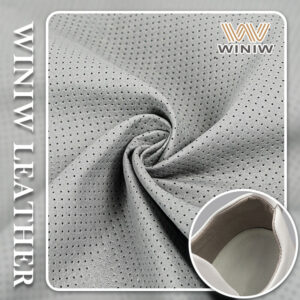 White Microfiber Leather Shoe Material Retailer