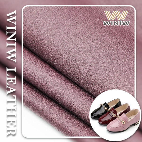White Microfiber Leather Shoe Material Agency