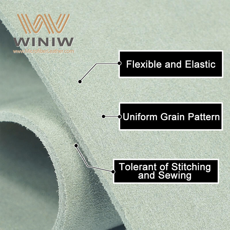 This microfiber suede leather is designed to offer a velvety smooth finish, perfect for crafting an array of high-end products