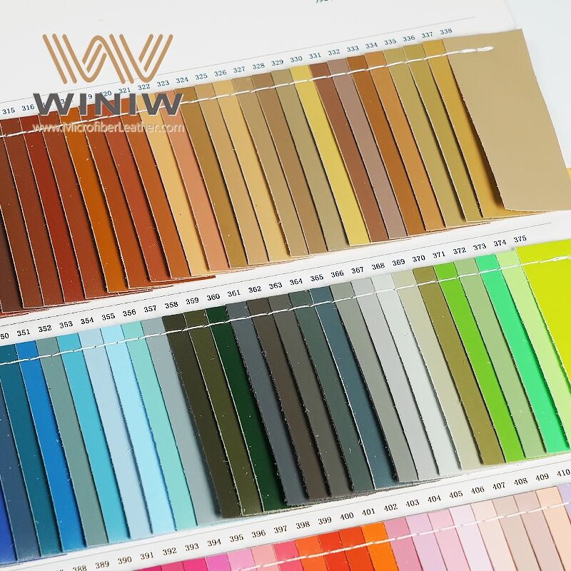 Material MicrofiberLeather Brand Name WINIW Company Factory Wholesale Artificial Leather ManufacturersWidth 54
