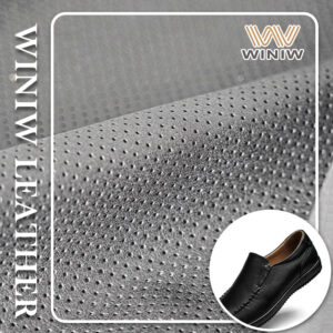 White Microfiber Leather Shoe Material Solution
