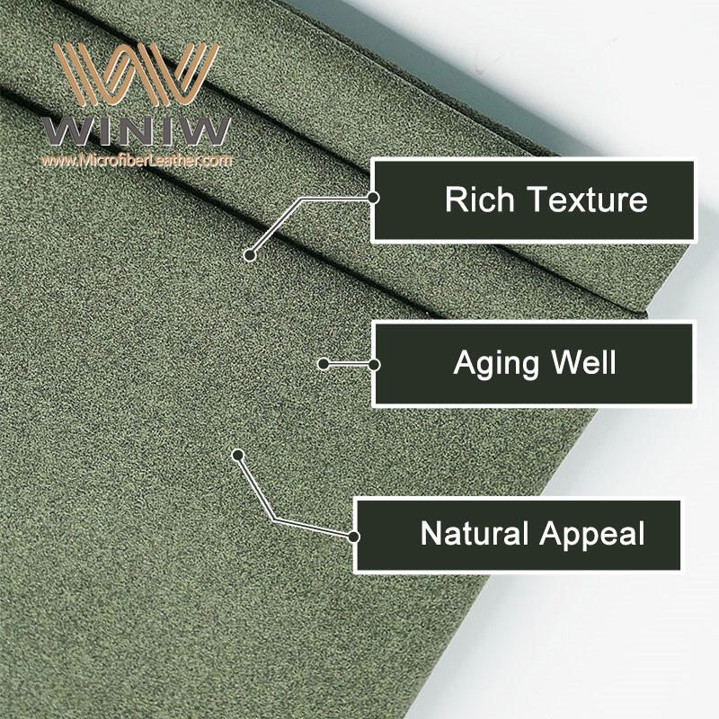 The material's lush texture and soft touch are designed to cater to the discerning tastes of athletes and outdoor enthusiasts, offering a luxurious feel that sets it apart from traditional leather alternatives