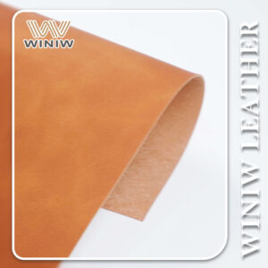 Blue Leatherette Fabric