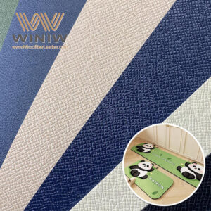 White Fake Leather Fabric