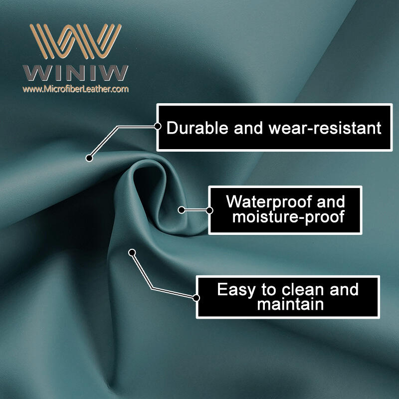 MaterialWaterproof Faux Leather CustomizeMicrofiber PU Leather Brand Name WINIW Company Factory Wholesale Silicone Leather ManufacturersWidth 54