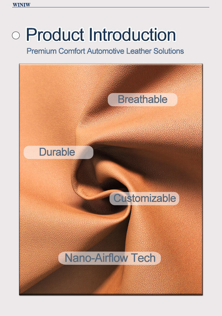 Material Microfiber PU Leather Brand Name WINIW Company Factory Wholesale Nubuck Leather ManufacturersWidth 54
