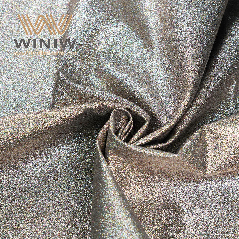 MaterialWaterproof Sofa MaterialityMicrofiber Le ather Composition 55 Nylon + 45% Polyurethane Brand Name WINIW Company Factory Wholesale Leather Fabric ManufacturersThickness 0