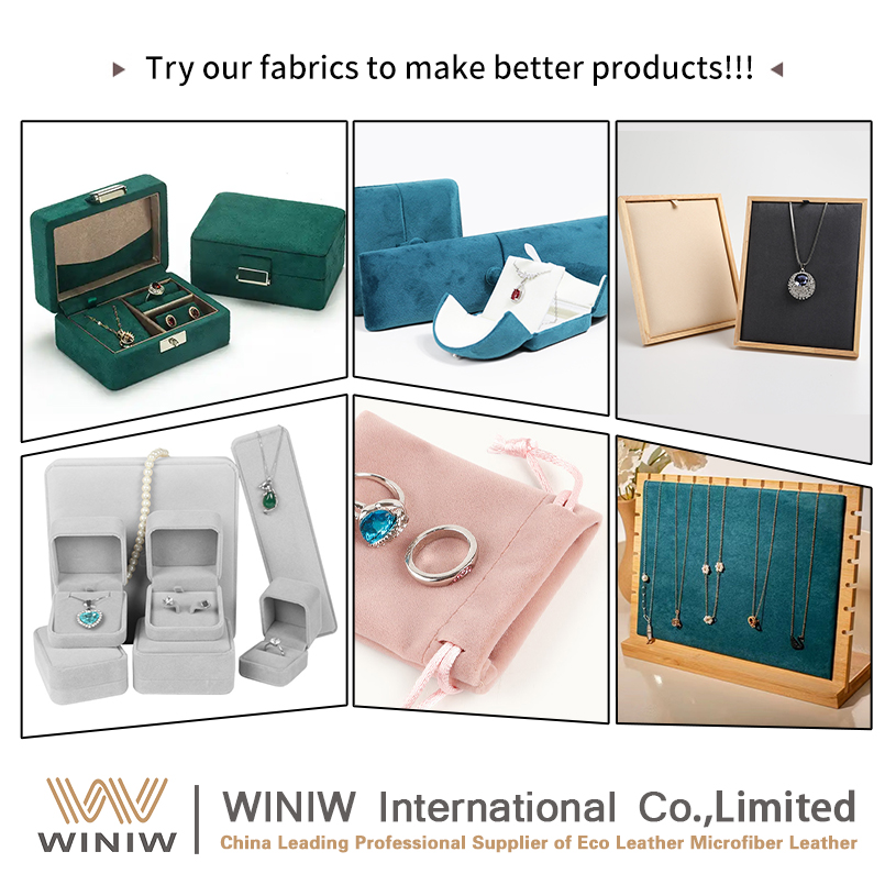 Anti Scratch Microfiber Artificial Suede Leather For Display Stands details
