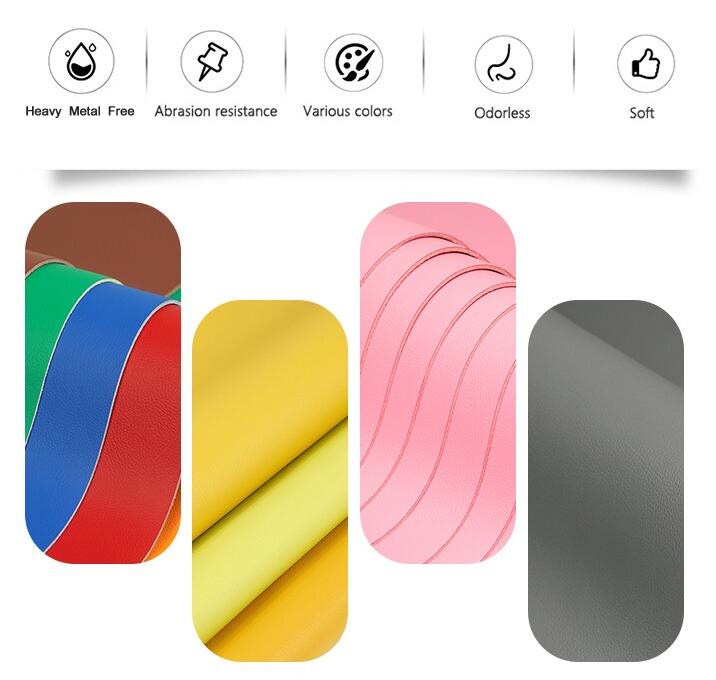 MaterialWaterproof Leather Material ServiceMicrofiber Leather Composition 55 Nylon + 45% Polyurethane Brand Name WINIW Company Factory Wholesale Faux Leather ManufacturersThickness 0