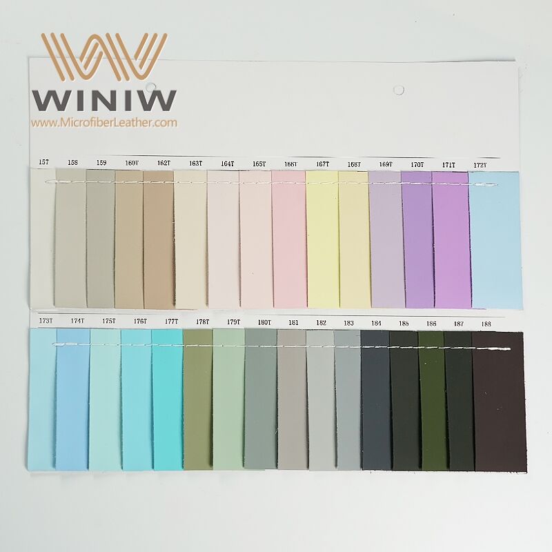 MaterialSuede Leather Waterproof SprayMicrofiberLeather Brand Name WINIW Company Factory Wholesale PVC Leather ManufacturersWidth 54