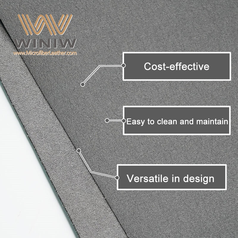 The WINIW Company Factory Wholesale Vegan Leather Manufacturersfactory utilizes cutting-edge technology to produce a microfiber leather that mimics the look and feel of genuine leather but without the environmental impact