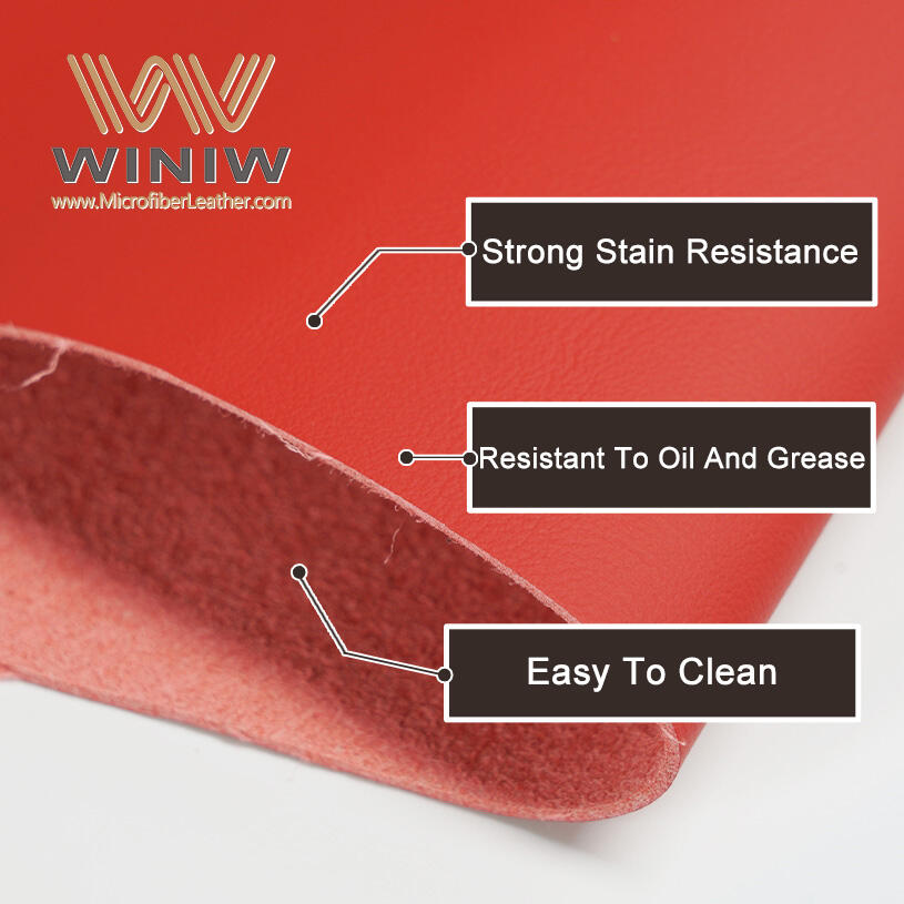 Material MicrofiberLeather Brand Name WINIW Company Factory Wholesale PU Material ManufacturersWidth 54