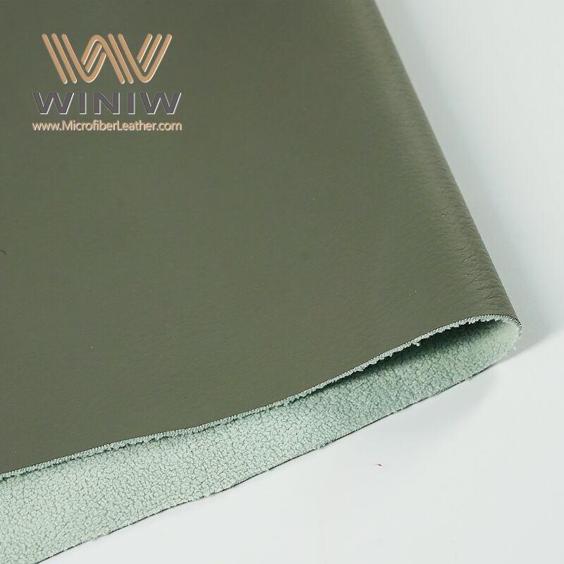 MaterialWaterproof Sofa Fabric ExporterMicrofiber Leather Composition 55 Nylon + 45% Polyurethane Brand Name WINIW Company Factory Wholesale Microfiber Leather ManufacturersThickness 0