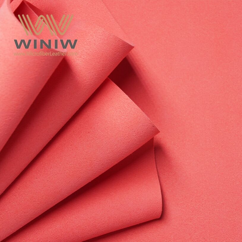 WINIW Company Factory Wholesale Vinyl Leather Manufacturersmicrofiber suede leather has exceptional strength and durability