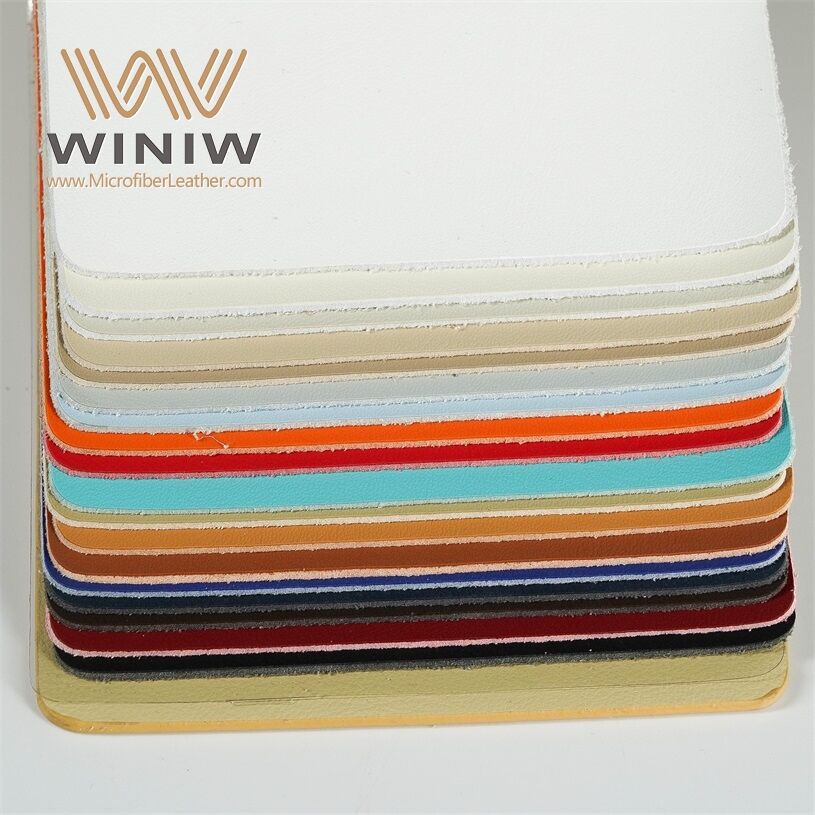 MaterialWaterproof Faux LeathermanMicrofiberLeather Brand Name WINIW Company Factory Wholesale Leather Fabric ManufacturersWidth 54