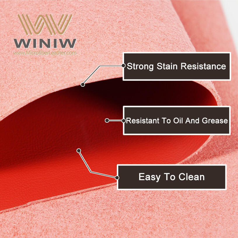 Material MicrofiberLeather Brand Name WINIW Company Factory Wholesale Vinyl Leather ManufacturersWidth 54