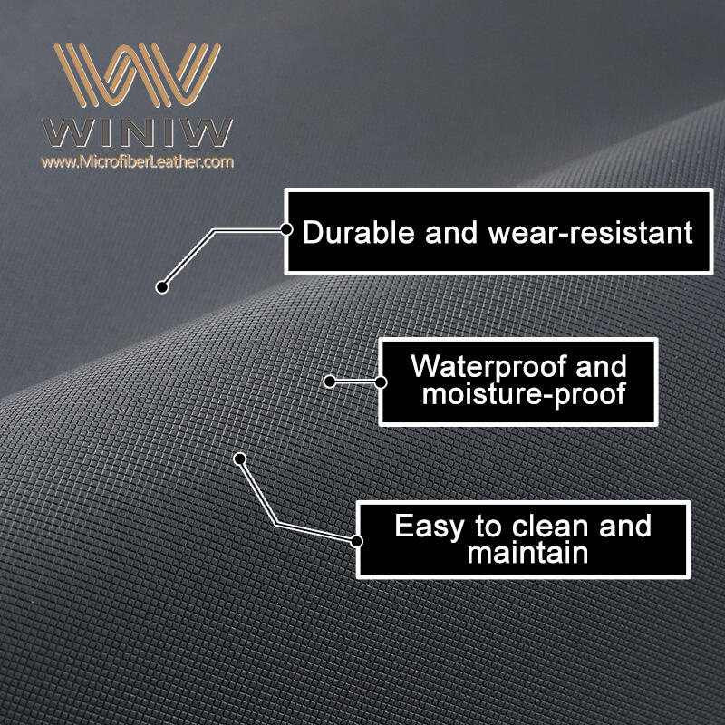 MaterialSofa Fabric Waterproof ImportMicrofiber PU Leather Brand Name WINIW Company Factory Wholesale Microfiber Leather ManufacturersWidth 54