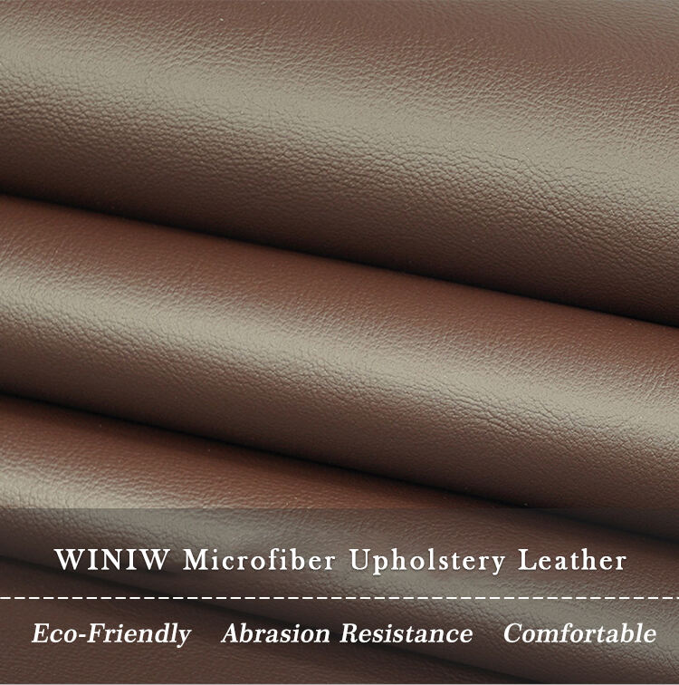 MaterialWaterproof Faux Leather CustomizeMicrofiber Leather Composition 55 Nylon + 45% Polyurethane Brand Name WINIW Company Factory Wholesale Imitation Leather ManufacturersThickness 0