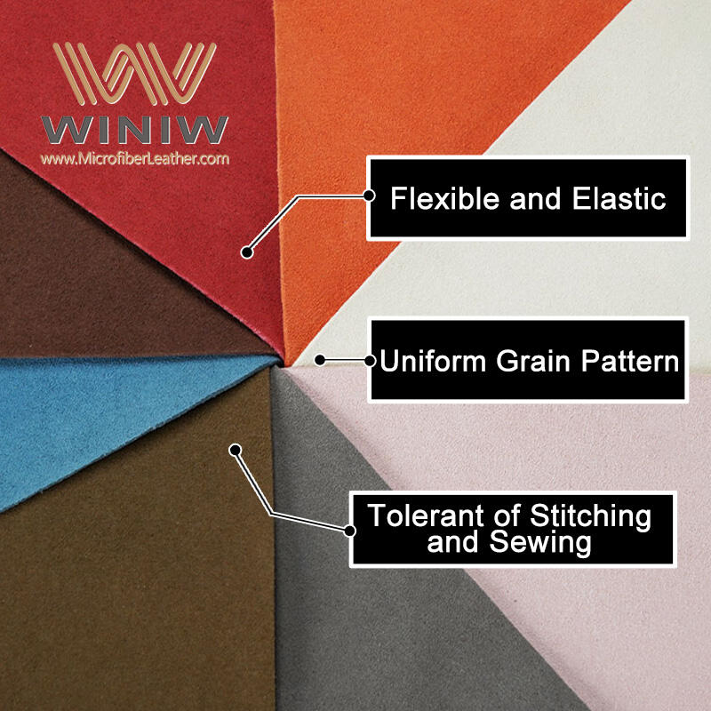 ThisWaterproof Leather Fabric Odmhsasfaux suede leather boasts an impressive seam strength, ensuring it holds up seamlessly in the manufacturing process of various high-end products
