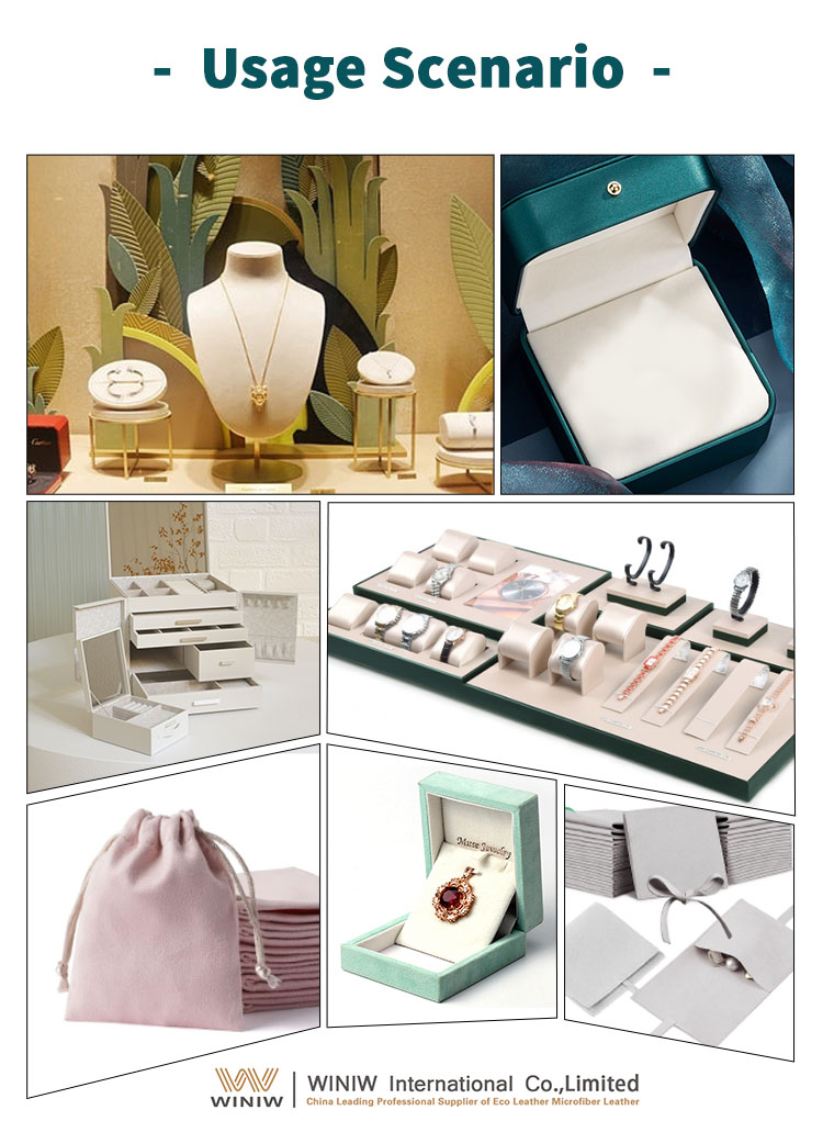 Smooth Micro Suede Micro Fiber Leather For Display Stands Making manufacture