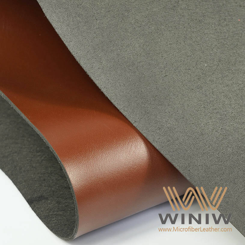 Material Microfiber Le ather Composition 55 Nylon + 45% Polyurethane Brand Name WINIW Company Factory Wholesale Patent Leather ManufacturersThickness 0