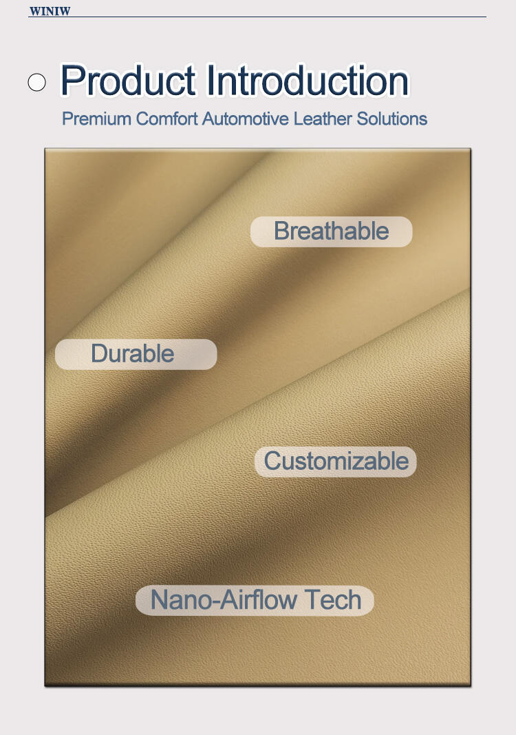 Material Microfiber PU Leather Brand Name WINIW Company Factory Wholesale Material ManufacturersWidth 54