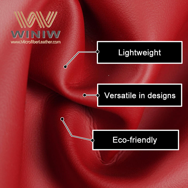 Material Microfiber PU Leather Brand Name WINIW Company Factory Wholesale Faux Leather ManufacturersWidth 54