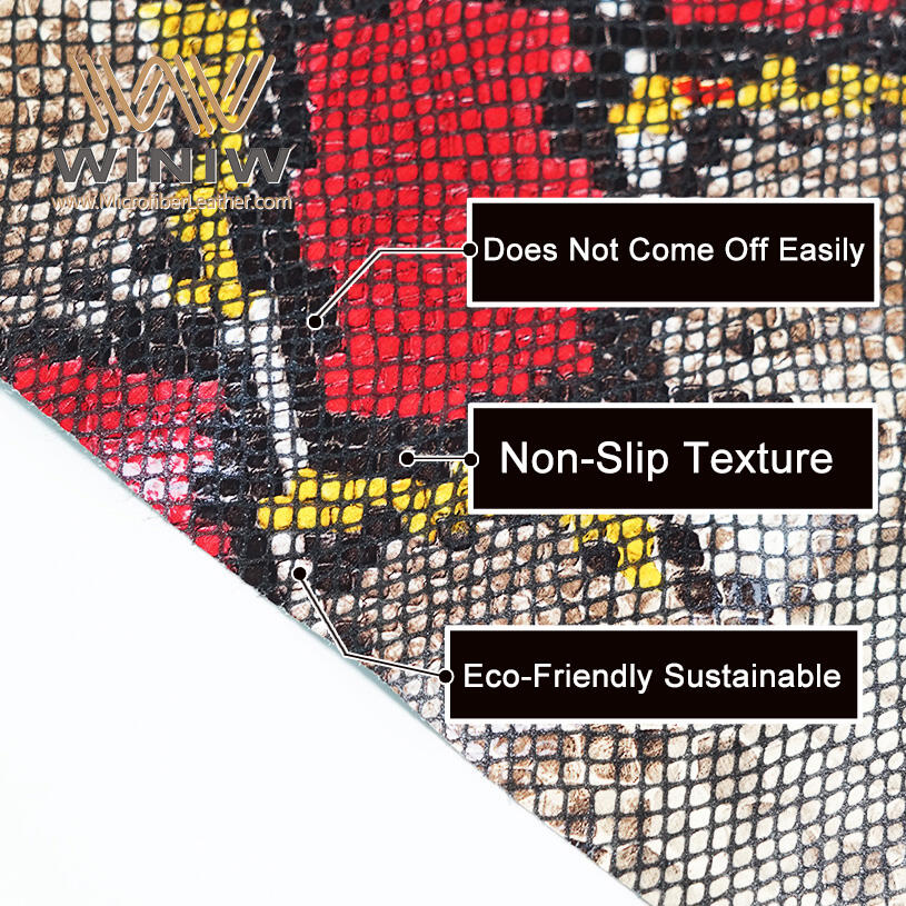 Material MicrofiberLeather Brand Name WINIW Company Factory Wholesale Faux Leather ManufacturersWidth 54