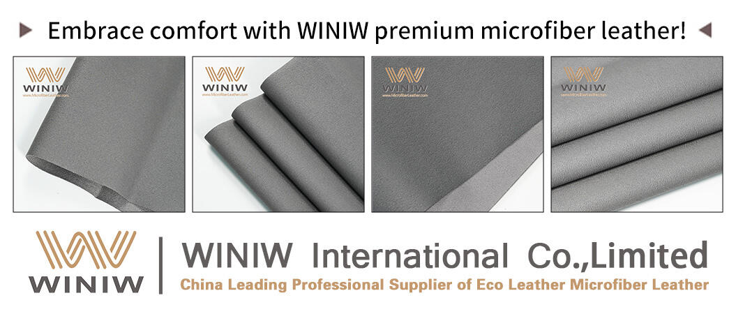 MaterialWaterproof Leather Fabric OdmhsasMicrofiberLeather Brand Name WINIW Company Factory Wholesale Micro Fiber ManufacturersWidth 54
