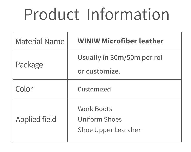 As a leading manufacturer in the leather industry, WINIW Company Factory Wholesale Artificial Leather Manufacturersprides itself on delivering materials that elevate the aesthetic and functionality of footwear