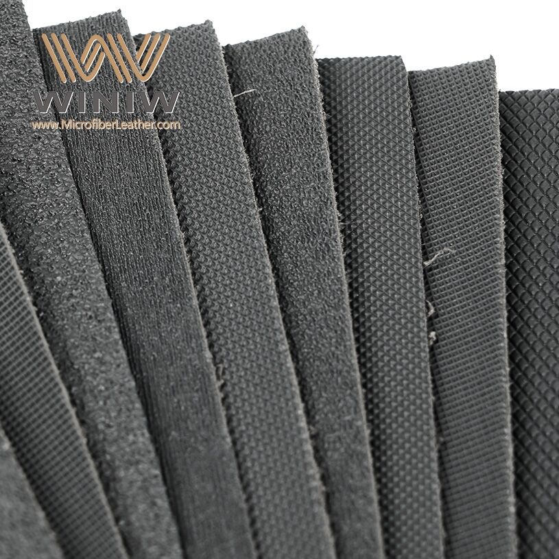 Waterproof Faux Microfiber Vegan Leather Safety Footwear Fabric supplier