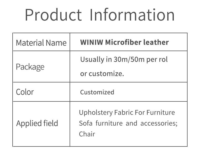 This microfiber leather is designed to emulate the richness and elegance of genuine leather while offering enhanced practical features tailored for modern upholstery needs