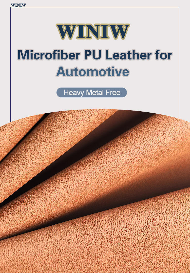 WINIWWaterproof Faux LeathermanCompany Factory Wholesale Leather Fabric Manufacturerswaterproof synthetic leather for car seats is the ultimate choice for automotive manufacturers seeking durability, sustainability, and premium aesthetics