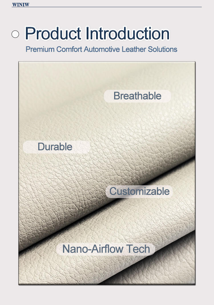 MaterialWaterproof Faux Leather CustomizeMicrofiber PU Leather Brand Name WINIW Company Factory Wholesale Artificial Leather ManufacturersWidth 54
