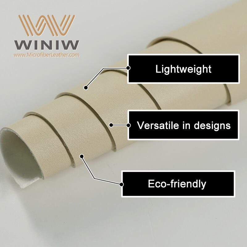 Material Microfiber PU Leather Brand Name WINIW Company Factory Wholesale Nappa Leather ManufacturersWidth 54