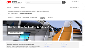 3M - Adhesives for Leather and Fabrics