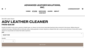 Advanced Leather Solutions - ADV Leather Cleaner