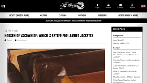 Aero Leather - Horsehide and Cowhide Jackets
