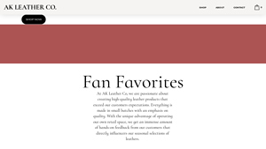 AK Leather Co. - High-Quality Leather Products