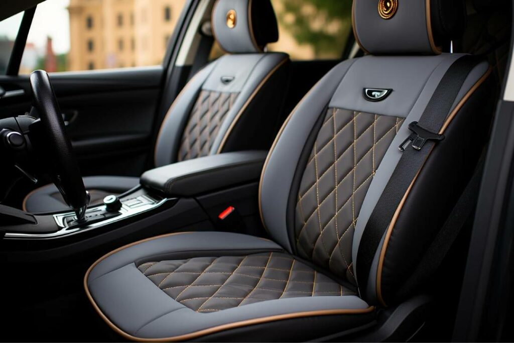 An application scenario or product detail of alcantara car seats - Image 11