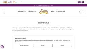 Aleene's - Leather-Suede Glue