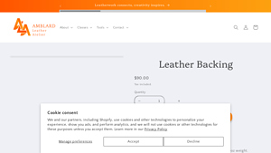Amblard Leather Atelier - Durable Leather Backing
