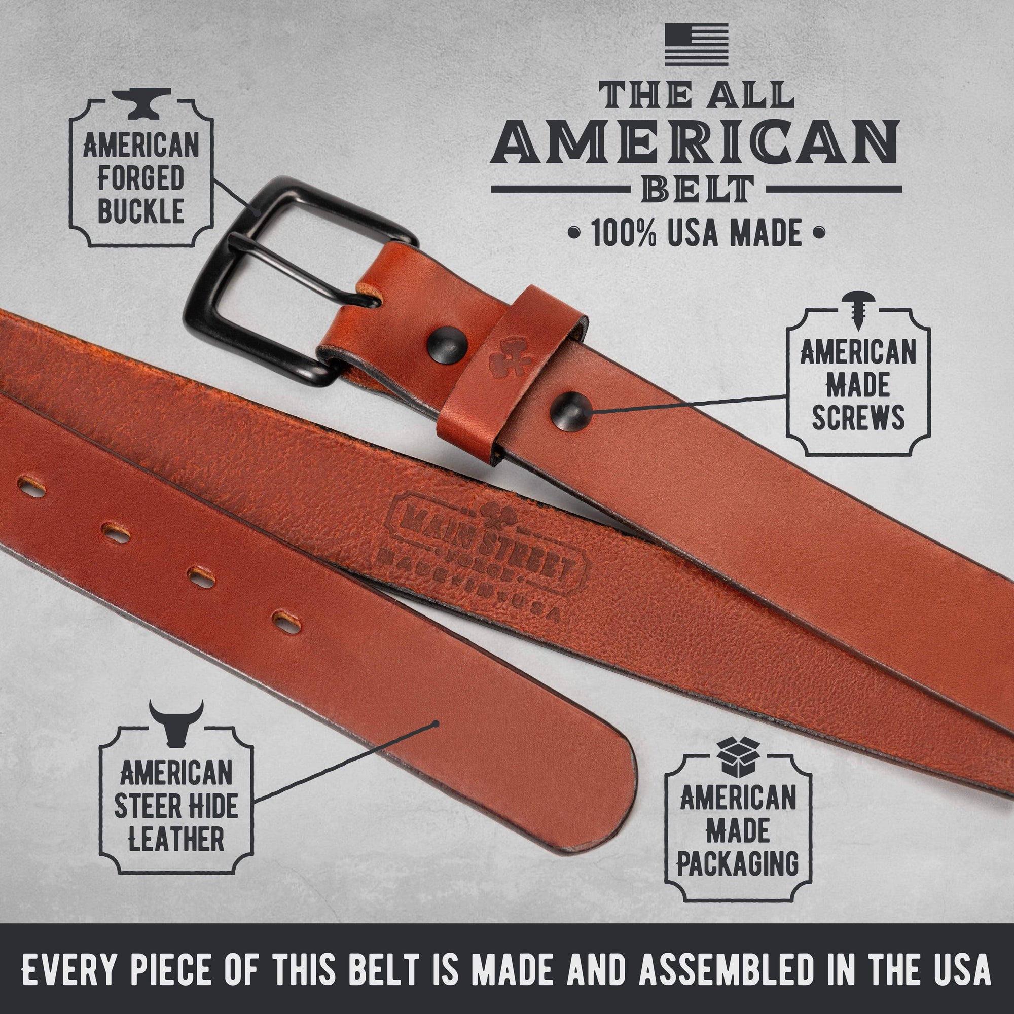 An application scenario or product detail of american leather company maker of fine belts - Image 16