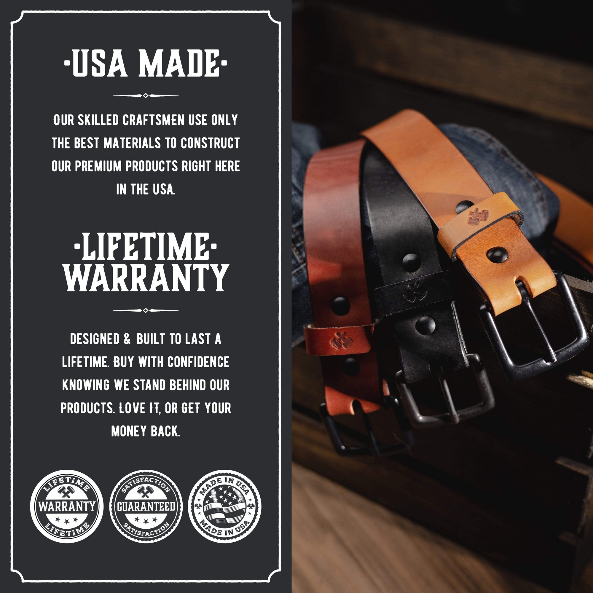 An application scenario or product detail of american leather company maker of fine belts - Image 22
