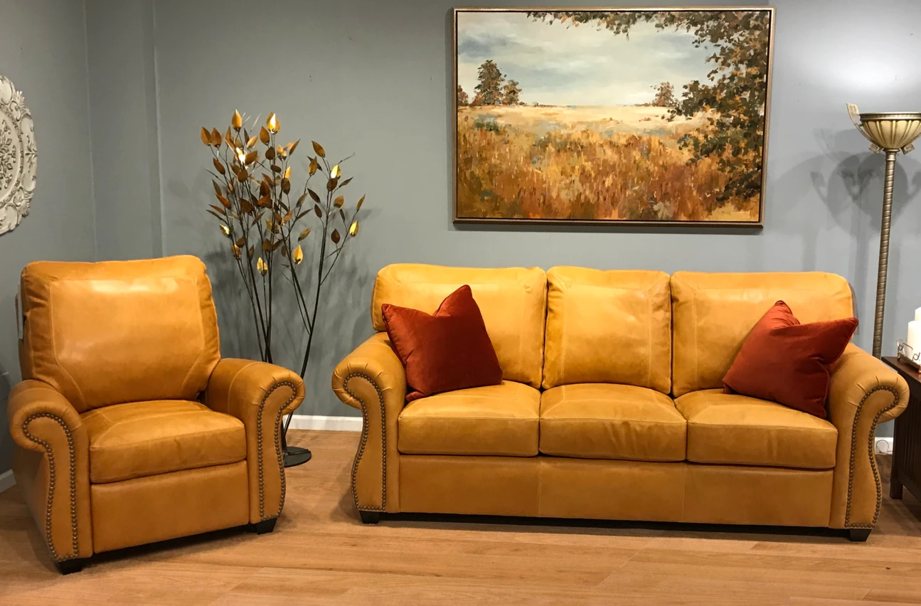 An application scenario or product detail of american leather company sofa - Image 18