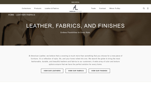 American Leather - Leather Fabrics & Recliners