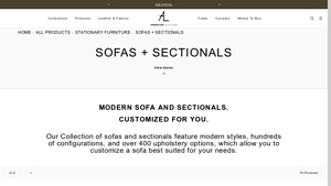 American Leather - Custom Sofas & Sectionals