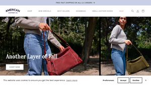 American Leather Co. - Lenox Triple Entry Satchel