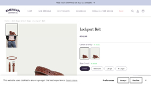 American Leather Co. - Lockport Belt
